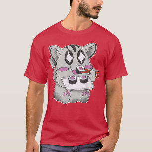 Camiseta Gato Sushi Japonês Kawaii Manga Anime Japão Graphi