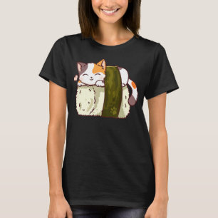 Camiseta Gato Sushi Neko Japonês