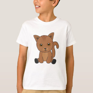 Camiseta Gato Tabby Gatos Cujos Gatos De Pele Gatinhos De P