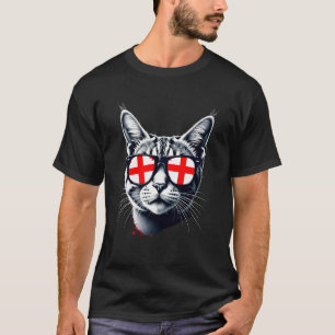 Camiseta Gato Tabby Patriótico da Geórgia Bandeira Georgian
