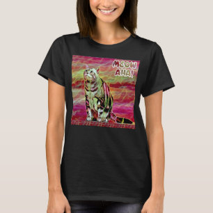 Camiseta Gato Tabby Prateado
