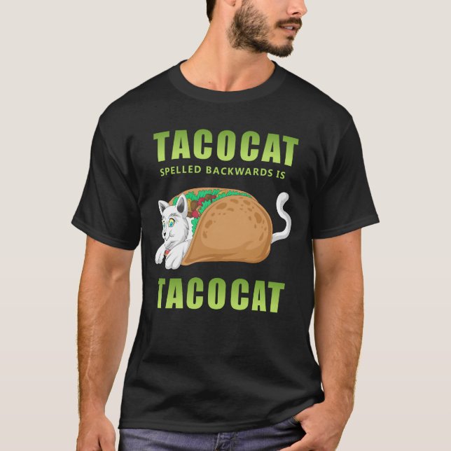 Camiseta gato taco tacocat (Frente)