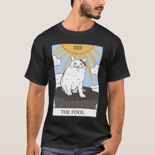 Camiseta Gato Tarot O Gato De Memória Tolo