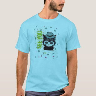 Camiseta Gato te vejo.