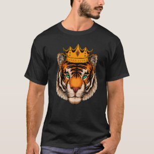 Camiseta Gato Tigre Bengala Rei