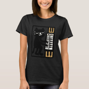 Camiseta Gato Tocando Órgão u2013 Gato Organista Engraçado
