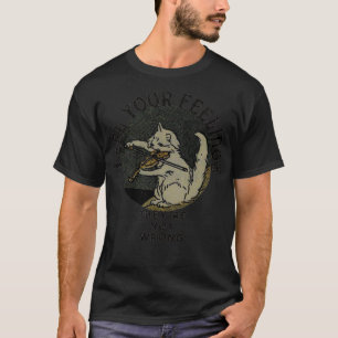Camiseta Gato tocando violino