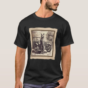 Camiseta Gato Tom Antigo Veículo Automóvel Carro