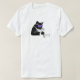 Camiseta Gato tonto da trombeta (Frente do Design)