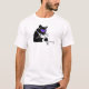 Camiseta Gato tonto da trombeta (Frente)