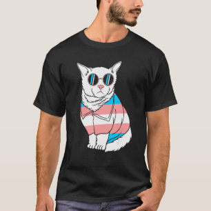 Camiseta Gato Transgênero Gatinho Pet Orgulho Transsexual L