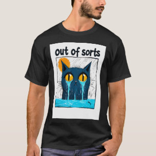 Camiseta Gato Triste "Desanimado"