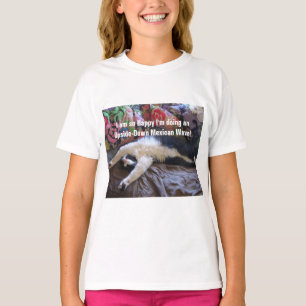 Camiseta Gato Tuxedo Mexicano Engraçado Fofo gatos onda mex