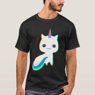 Camiseta Gato Unicat Caticorn Meowgical Unicórnio Homens Mu