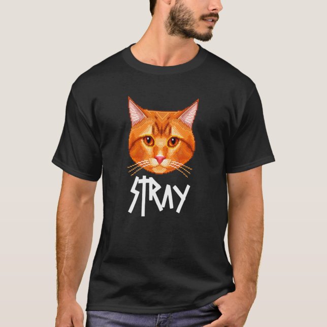 Camiseta Gato Vadio Pixelado (Frente)