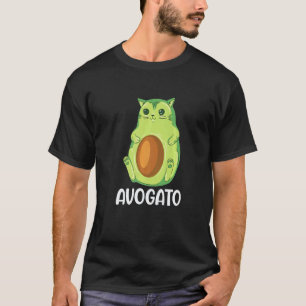 Camiseta Gato Vegano Avogato Abacate