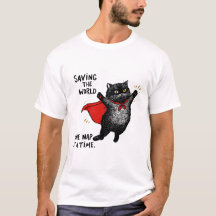 Gato vestindo uma capa de super-herói