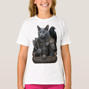 Camiseta Gato Veterano Russian Blue Odin