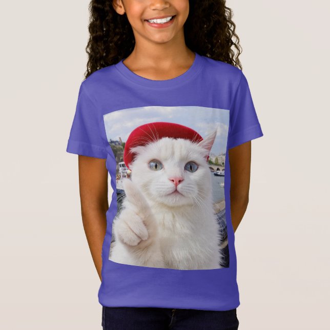 Camiseta Gato Viajante Selfie Tee (Frente)