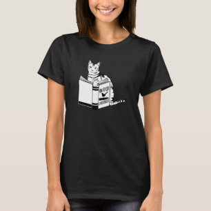 Camiseta Gato Vs Pássaro Gato Literatura Amor Gatos Livros