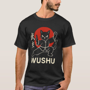 Camiseta Gato Wushu Kung Fu Gatinho Engraçado Artista Marci