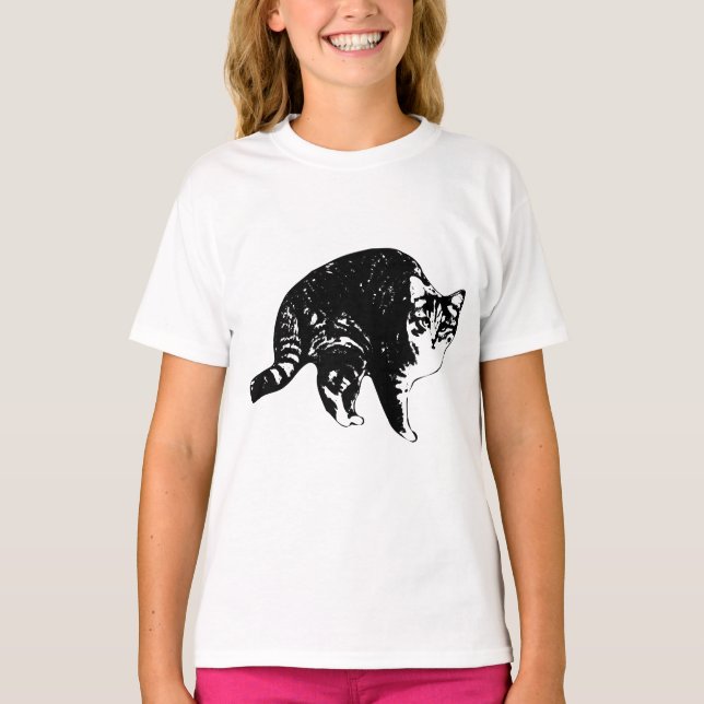 Camiseta Gato Xadrez Starglow (Frente)