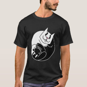 Camiseta Gato Ying Cachorro Yang
