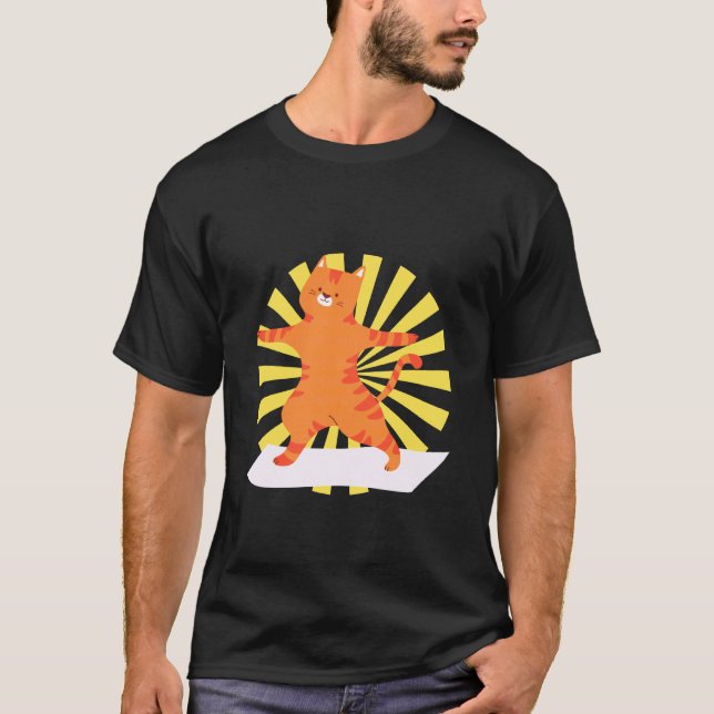 Camiseta Gato Yoga Kitty (Frente)
