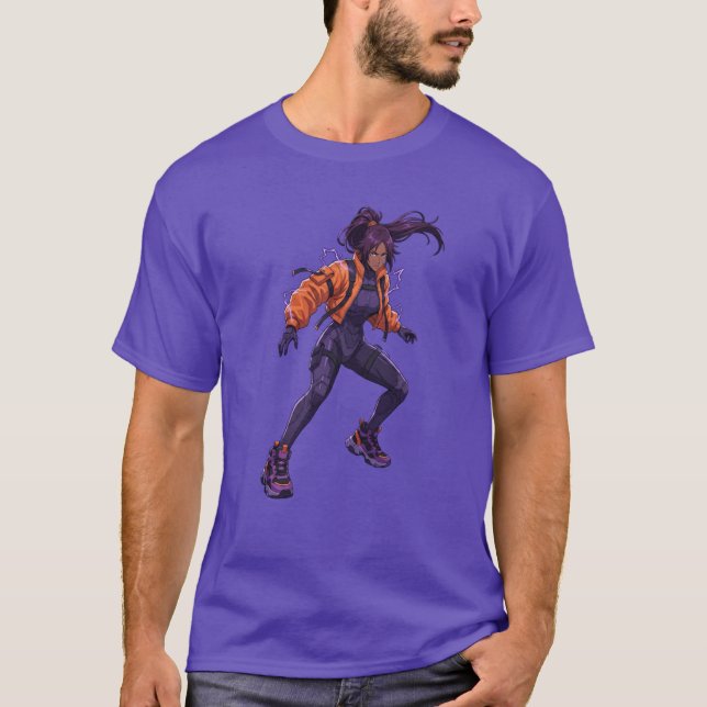 Camiseta gato yoruichi shihouin (Frente)