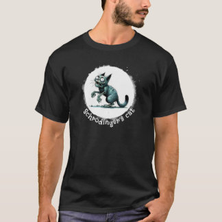 Camiseta Gato Zombie de Schrodinger