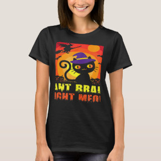 Camiseta Gato Zumbi Humorístico Quer Cérebro Agora Mesmo Ee