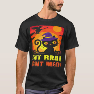 Camiseta Gato Zumbi Humorístico Quer Cérebro Agora Mesmo Ee