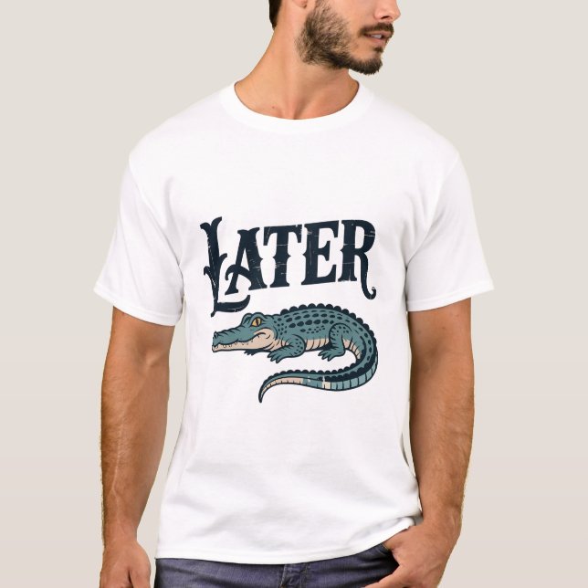 Camiseta Gator de alinhamento posterior (Frente)