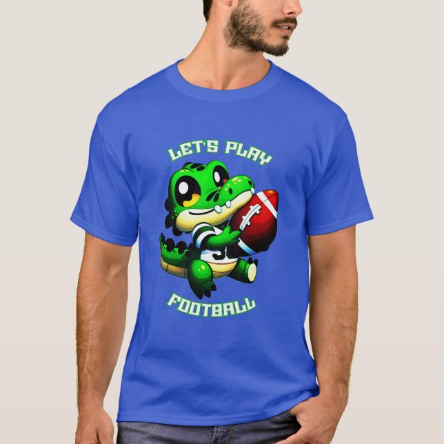 Camiseta Gator de Festa de Futebol do vamos Play (Frente)