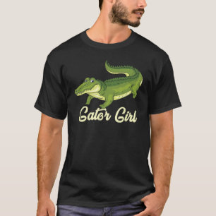 Camiseta Gator Girl I Women Gator I Crocodilo Réptil I All