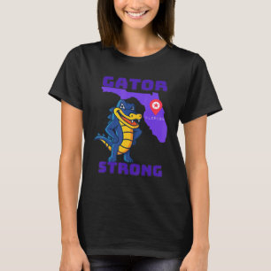 Camiseta Gator Strong Florida Alligator Crocodile Zoo Anima