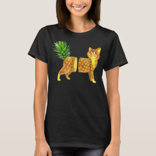 Camiseta gatos abacaxi