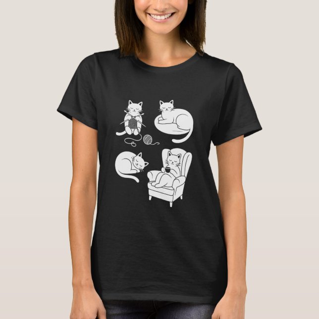 Camiseta Gatos Aconchegantes (Frente)