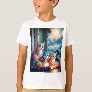 Camiseta Gatos Adoráveis