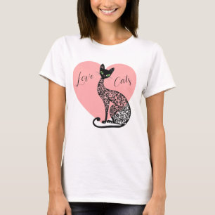 Camiseta Gatos Amor