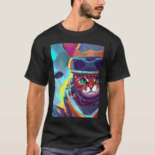 Camiseta Gatos Andam ou Ronronam Sempre Reinam na Estrada V