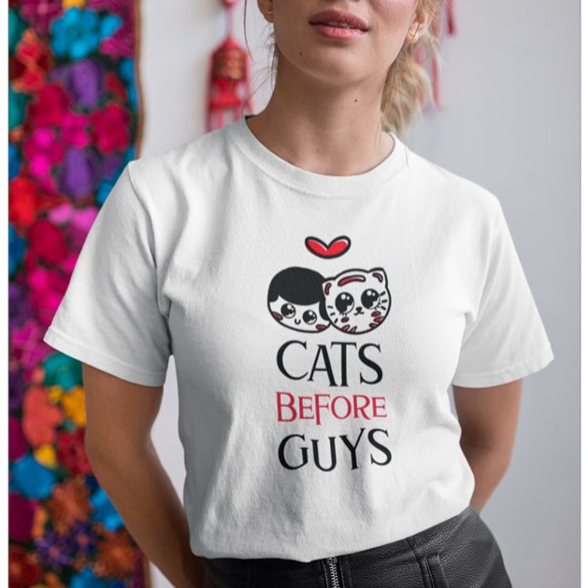 Camiseta Gatos Antes Do Cara (Criador carregado)