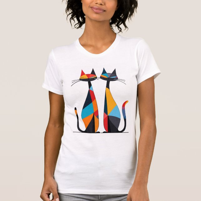 Camiseta Gatos Apaixonados (Frente)