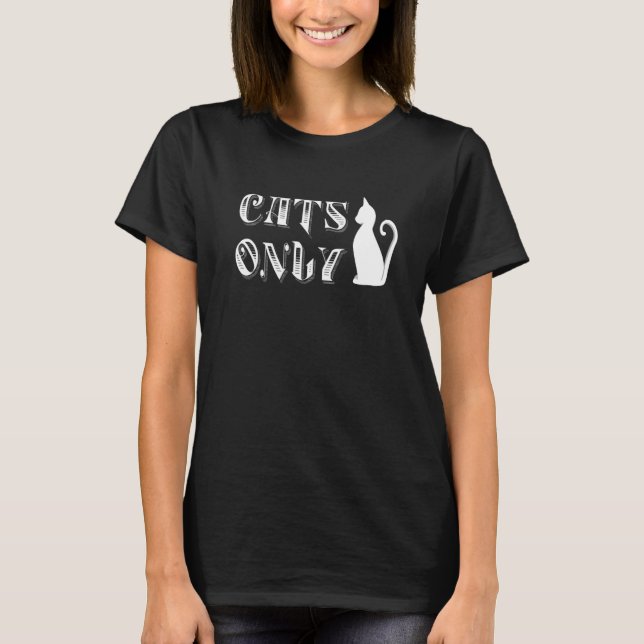 Camiseta Gatos Apenas Proprietários De Gatos Gatinhos Apena (Frente)