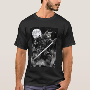 Camiseta Gatos Arte Japonesa Samu Guerreiro Retro 
