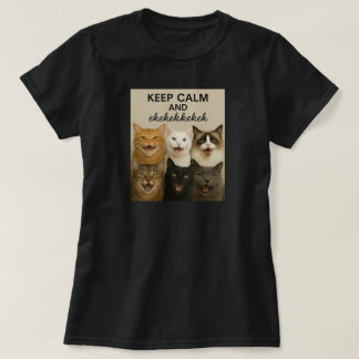 Camiseta Gatos batendo papo, bisbilhotando, ekekekekek