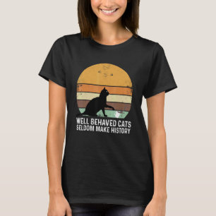Camiseta Gatos Bem Comportados Raramente Fazem História Don