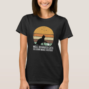 Camiseta Gatos Bem Comportados Raramente Fazem História Pro