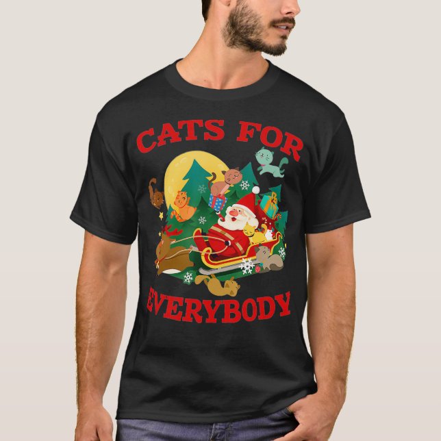 Camiseta Gatos bonitos para todos os gatinhos bonitos de Na (Frente)
