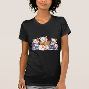 Camiseta Gatos Bons Animam Kawaii Japonês Otaku Neko Gift W